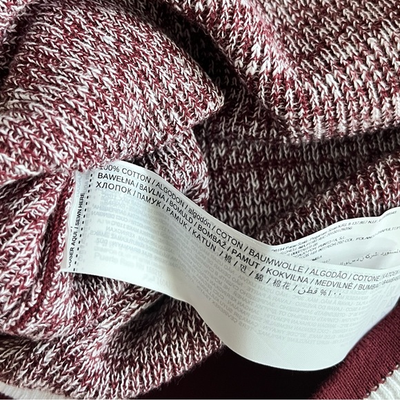 NWT - Mango Men’s Contrast-Edge Flecked Sweater - US Size S - Picture 8 of 8